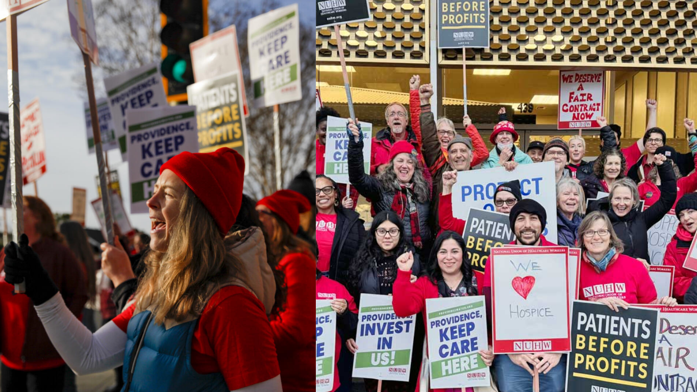 Hospice Workers in Sonoma Call Two-Day Strike Over Partnership with Private Equity Firm