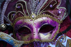 Mask at Accordion Festival