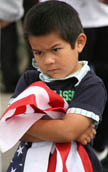 Boy with Flag
